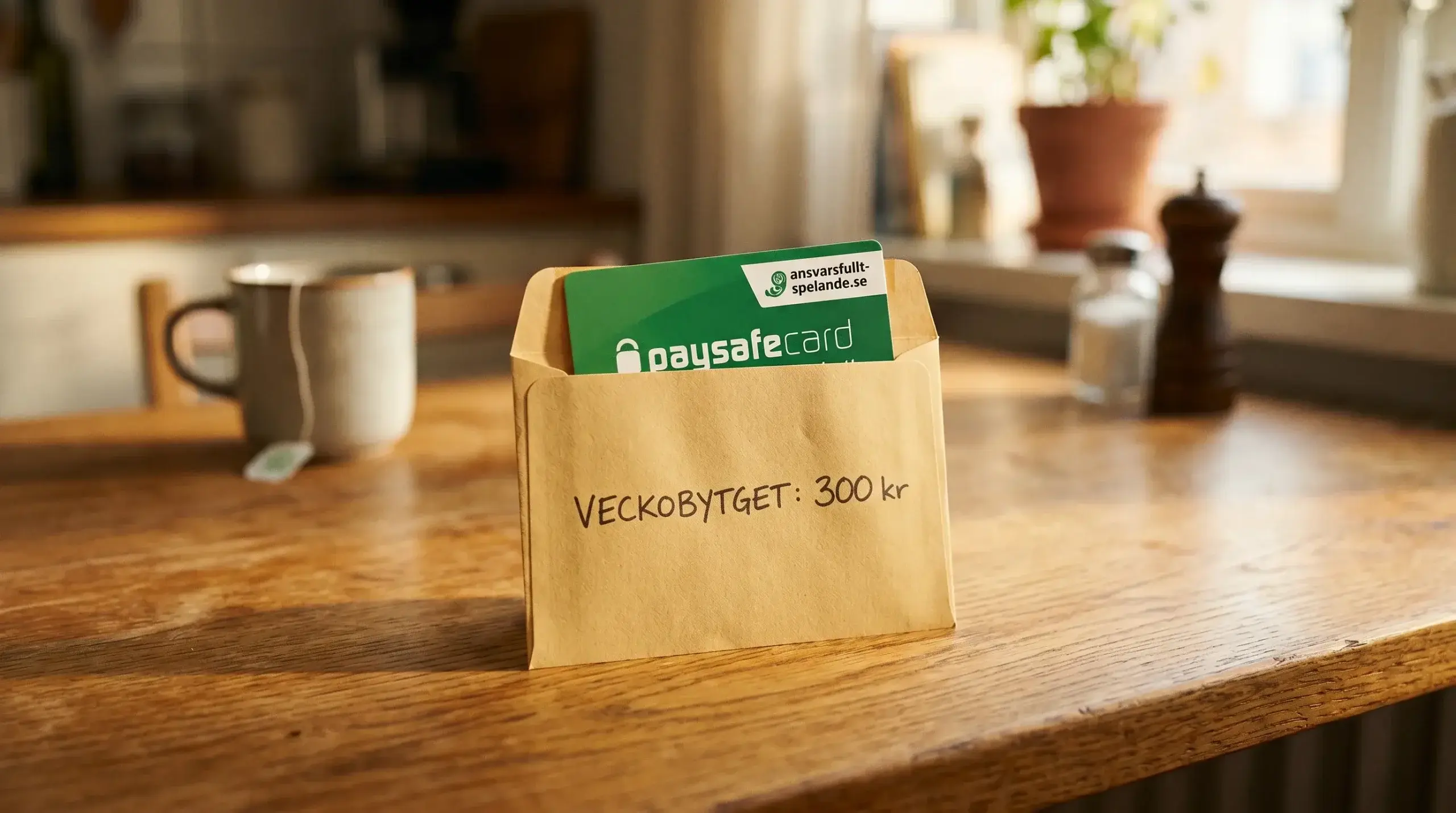 Budgetkontroll med Paysafecard-voucher som verktyg för ansvarsfullt spelande