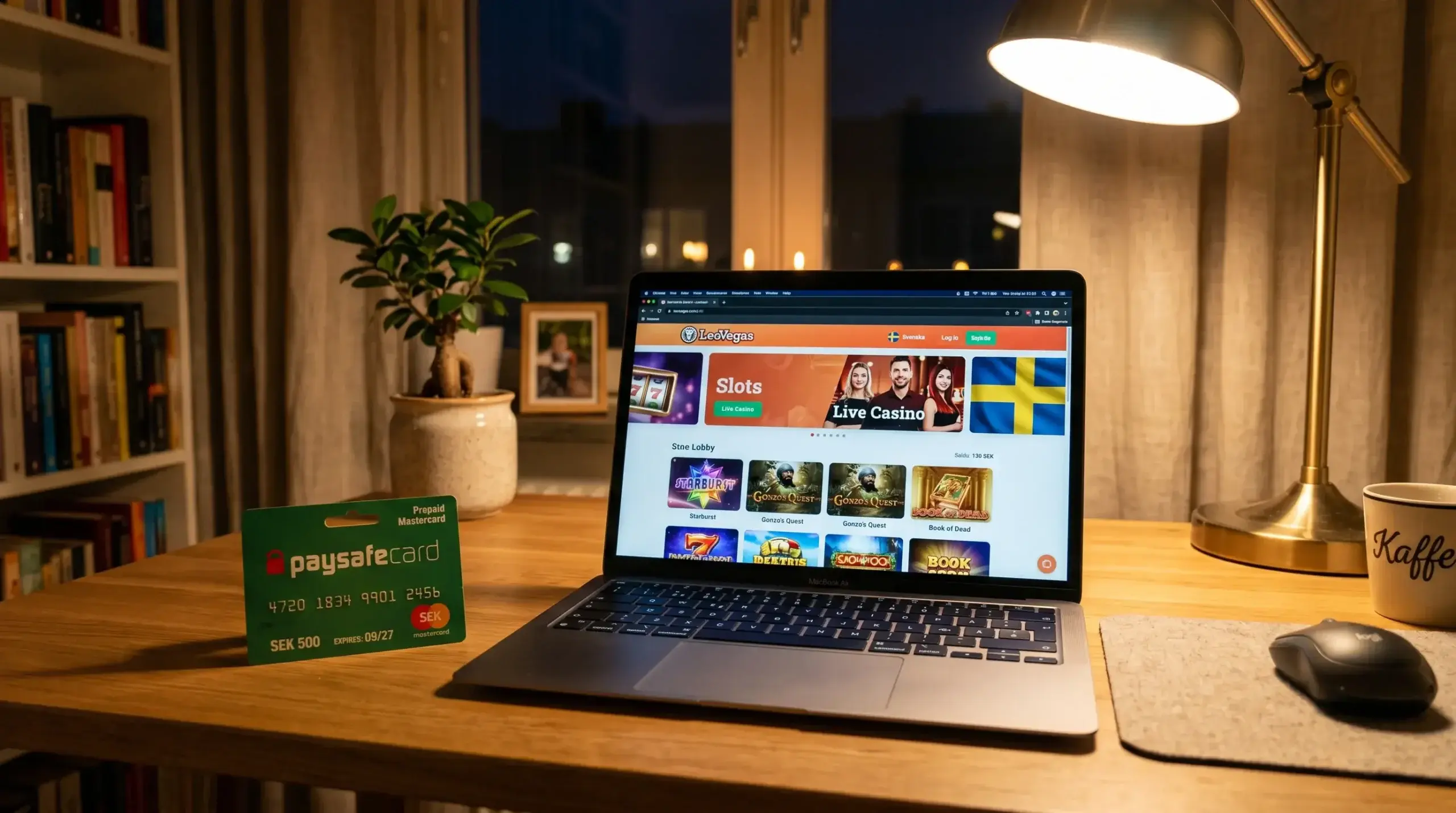 Online casinospel med Paysafecard-insättning i Sverige 2026