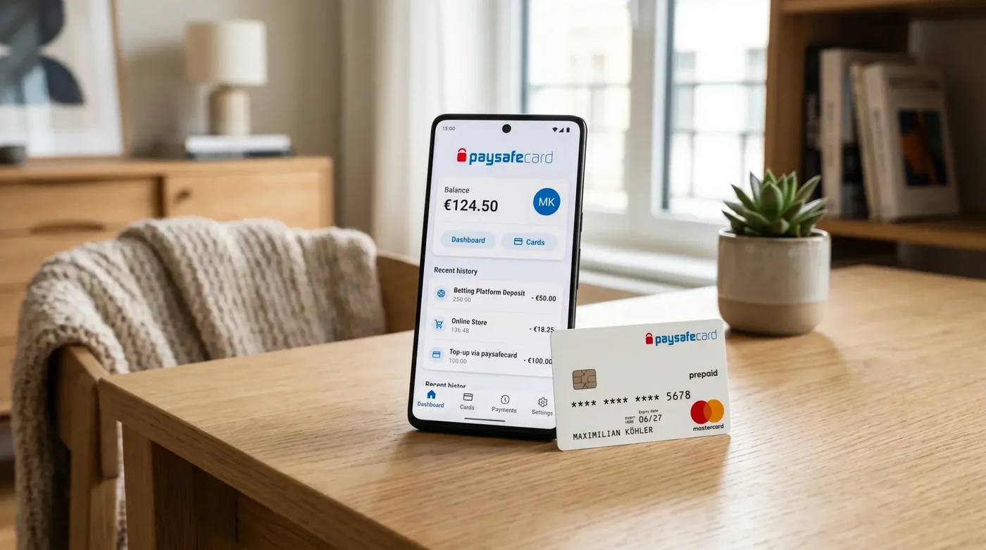 myPaysafe digital plånbok med Mastercard och IBAN för svenska bettare