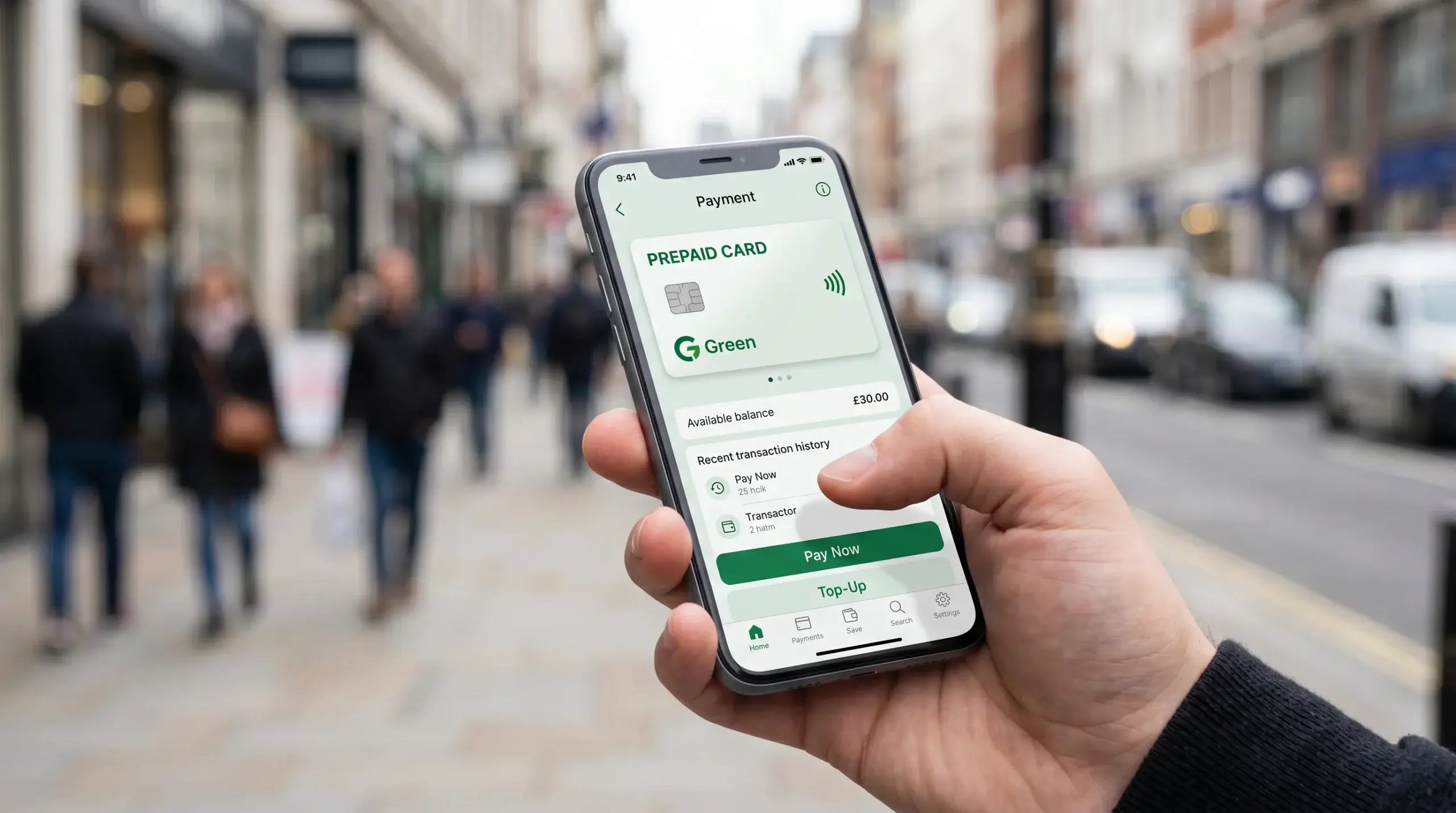 Paysafe-appen på mobilskärm för insättning hos svenska spelbolag